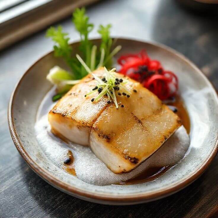 Black Cod with Miso Glaze